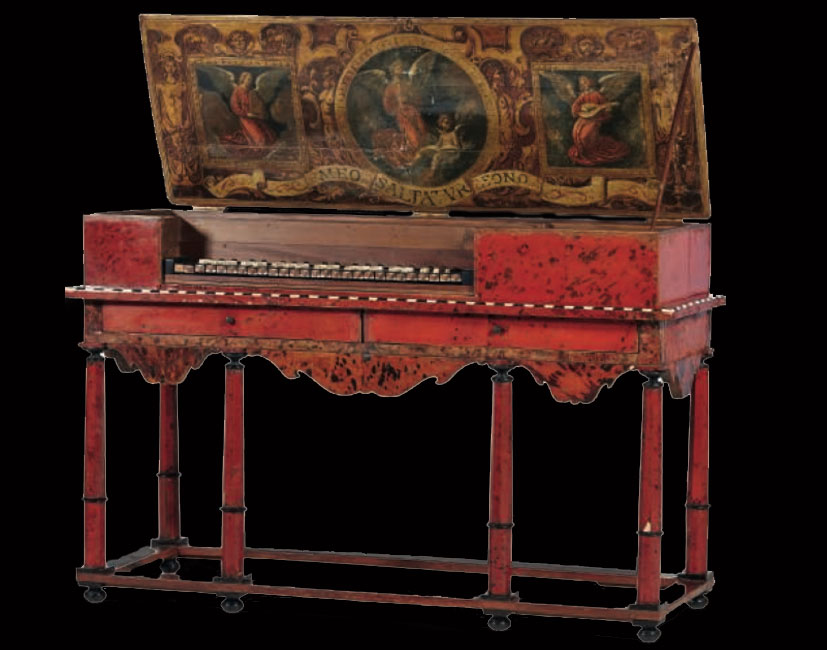 Grande épinette du XVIIème siècle Italie vendue chez Christie’s le 3 mai 2016 à Paris