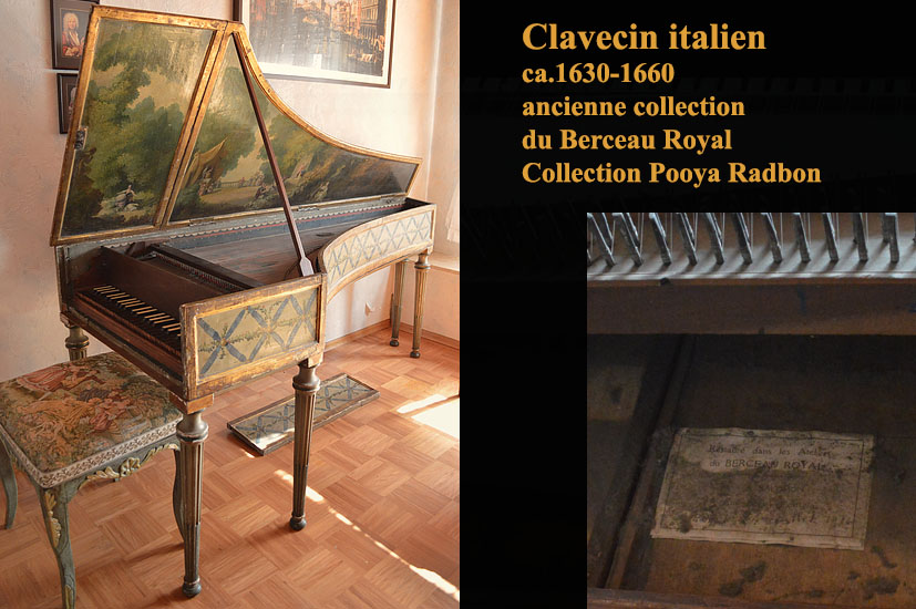 Clavecin italien vers 1660 - Coll Pooya Radbon